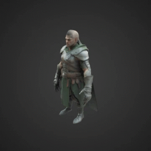 Realistic Fantasy Warrior Character