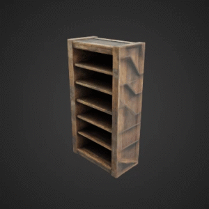 Rustic Barnwood Bookshelf