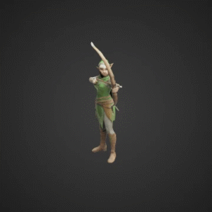 Medieval Fantasy Elf Archer
