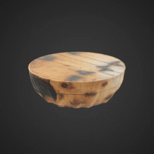 Rustic Log Cabin Coffee Table
