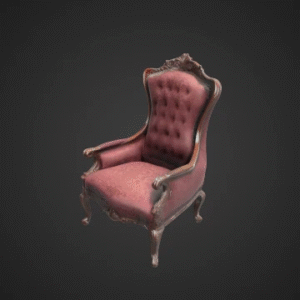 Elegant Victorian Armchair