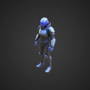 Futuristic Cyberpunk Bounty Hunter