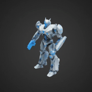 Futuristic Robot Action Figure